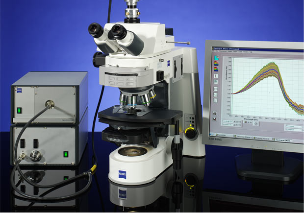 Mikroskop-Spektrometer-Arbeitsplatz